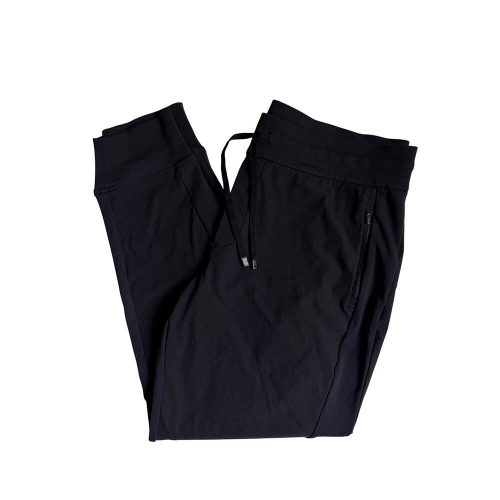 Athleta Headlands Hybrid Trek Mid Rise Jogger (Black) - Size 16